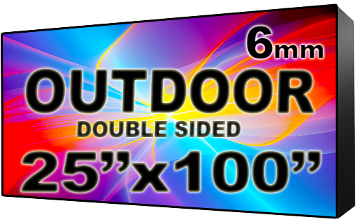 Digital HOA Community & Association Sign - LED signs for HOA Community & Association Sign - Double Sided -25" x 100" - 5 Year Warranty