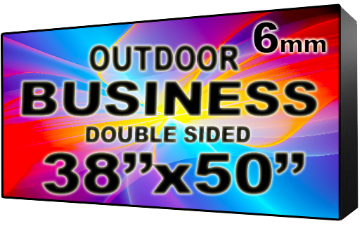 Digital Business LED Sign - LED signs for business - Double Sided -38" x 50" - 5 Year Warranty