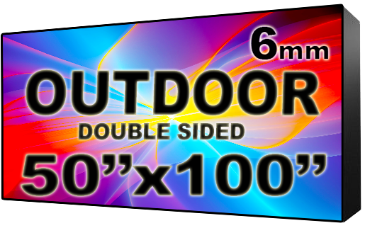 Digital HOA Community & Association Sign - LED signs for HOA Community & Association Sign - Double Sided -50" x 100" - 5 Year Warranty