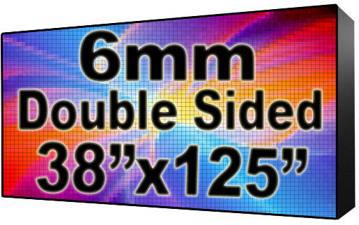 Digital Church sign - LED Church signs- Double Sided -38" x 125" - 5 Year Warranty