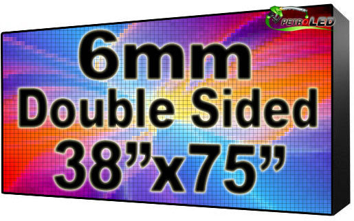 Digital Business LED Sign - LED signs for business - Double Sided -38" x 75" - 5 Year Warranty