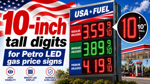10" LED Gas Price Sign