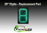 20" LED gas price sign part - Green, LED replacement PCB board "8"