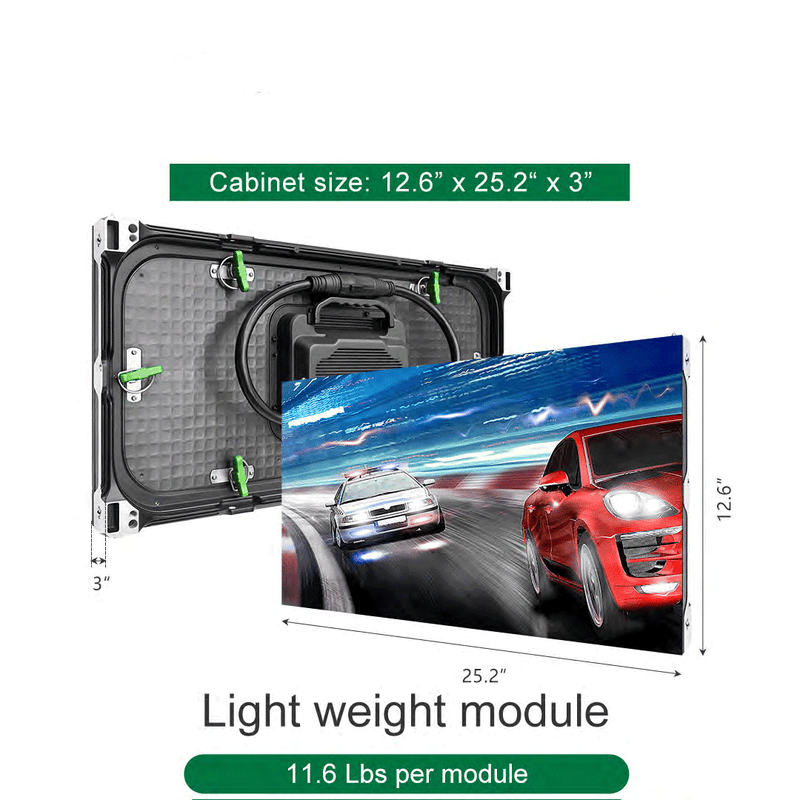 Module Size + Weight