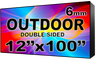 Digital HOA Community & Association Sign - LED signs for HOA Community & Association Sign - Double Sided -12" x 100" - 5 Year Warranty