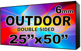 Digital HOA Community & Association Sign - LED signs for HOA Community & Association Sign - Double Sided -25" x 50"- 5 Year Warranty