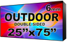 Digital HOA Community & Association Sign - LED signs for HOA Community & Association Sign - Double Sided -25" x 75" - 5 Year Warranty