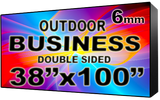 Digital Business LED Sign - LED signs for business - Double Sided -38" x 100" - 5 Year Warranty