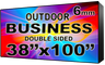Digital Business LED Sign - LED signs for business - Double Sided -38" x 100" - 5 Year Warranty