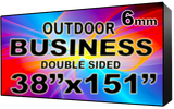 Digital Business LED Sign - LED signs for business - Double Sided -38" x 151" - 5 Year Warranty