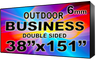 Digital Business LED Sign - LED signs for business - Double Sided -38" x 151" - 5 Year Warranty