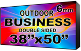 Digital Business LED Sign - LED signs for business - Double Sided -38" x 50" - 5 Year Warranty