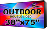 Digital HOA Community & Association Sign - LED signs for HOA Community & Association Sign - Double Sided -38" x 75" - 5 Year Warranty