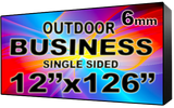 Digital Business Sign - LED signs for business - Single Sided -12" x 126"- 5 Year Warranty