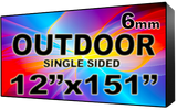 Digital HOA Community & Association Sign - LED signs for HOA Community & Association - Single Sided - 12" x 151"- 5 Year Warranty