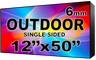 Outdoor Full Color LED Programmable Sign - Front Access - Single Sided - 6mm- 12" x 50" - 5 Year Warranty