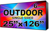 Digital HOA Community & Association Sign - LED signs for HOA Community & Association - Single Sided - 25" x 126" - 5 Year Warranty