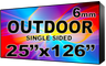 Digital HOA Community & Association Sign - LED signs for HOA Community & Association - Single Sided - 25" x 126" - 5 Year Warranty