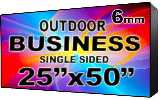 Digital Business Sign - LED signs for business - Single Sided -25" x 50"- 5 Year Warranty