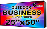 Digital Business Sign - LED signs for business - Single Sided -25" x 50"- 5 Year Warranty