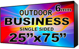Digital Business Sign - LED signs for business - Single Sided -25" x 75" - 5 Year Warranty