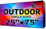Digital HOA Community & Association Sign - LED signs for HOA Community & Association - Single Sided - 25" x 75" - 5 Year Warranty