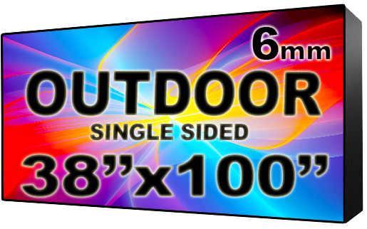 Digital HOA Community & Association Sign - LED signs for HOA Community & Association - Single Sided - 38" x 100" - 5 Year Warranty