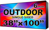 Digital HOA Community & Association Sign - LED signs for HOA Community & Association - Single Sided - 38" x 100" - 5 Year Warranty