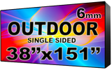 Digital HOA Community & Association Sign - LED signs for HOA Community & Association - Single Sided - 38" x 151" - 5 Year Warranty
