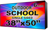 Digital School sign - LED School signs- Single Sided -38" x 50" - 5 Year Warranty