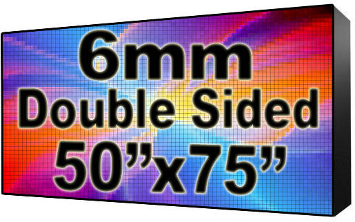 Digital Church sign - LED Church signs- Double Sided -50" x 75" - 5 Year Warranty